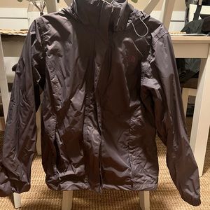 Lavender Northface Rain Jacket